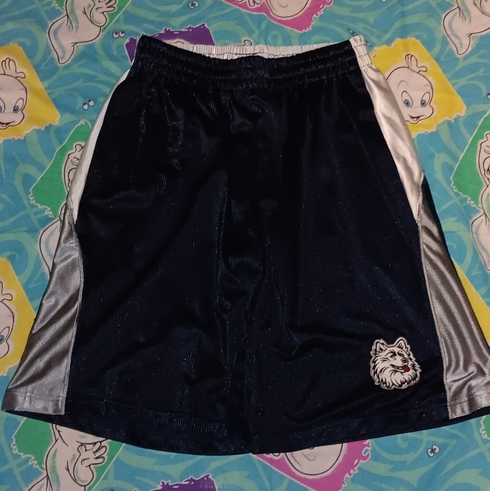 90s Uconn Huskies Vintage Baggy Basketball Jersey Shorts